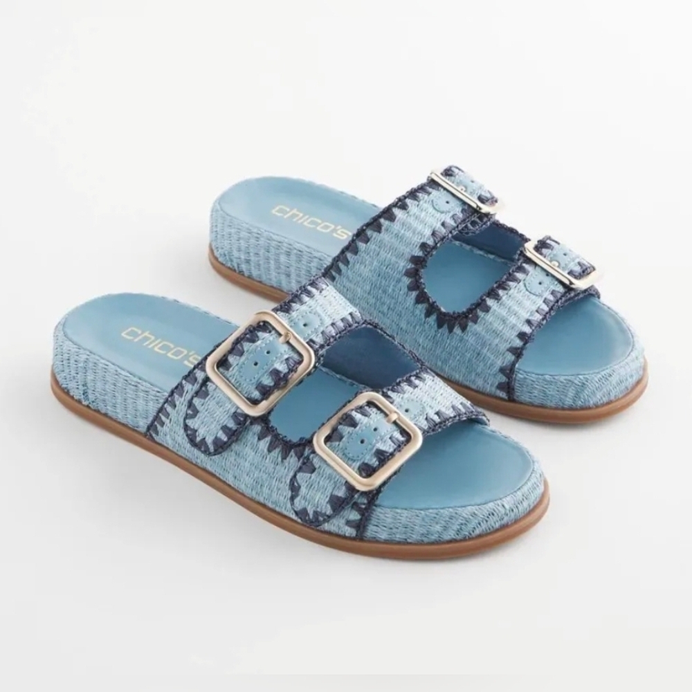 Chico's Danya Slide Sandals, Size 7.5